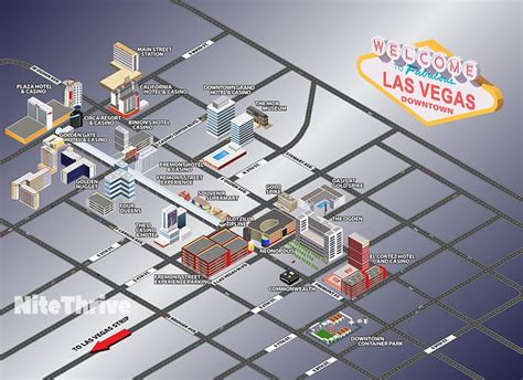 map of downtown vegas casinos.